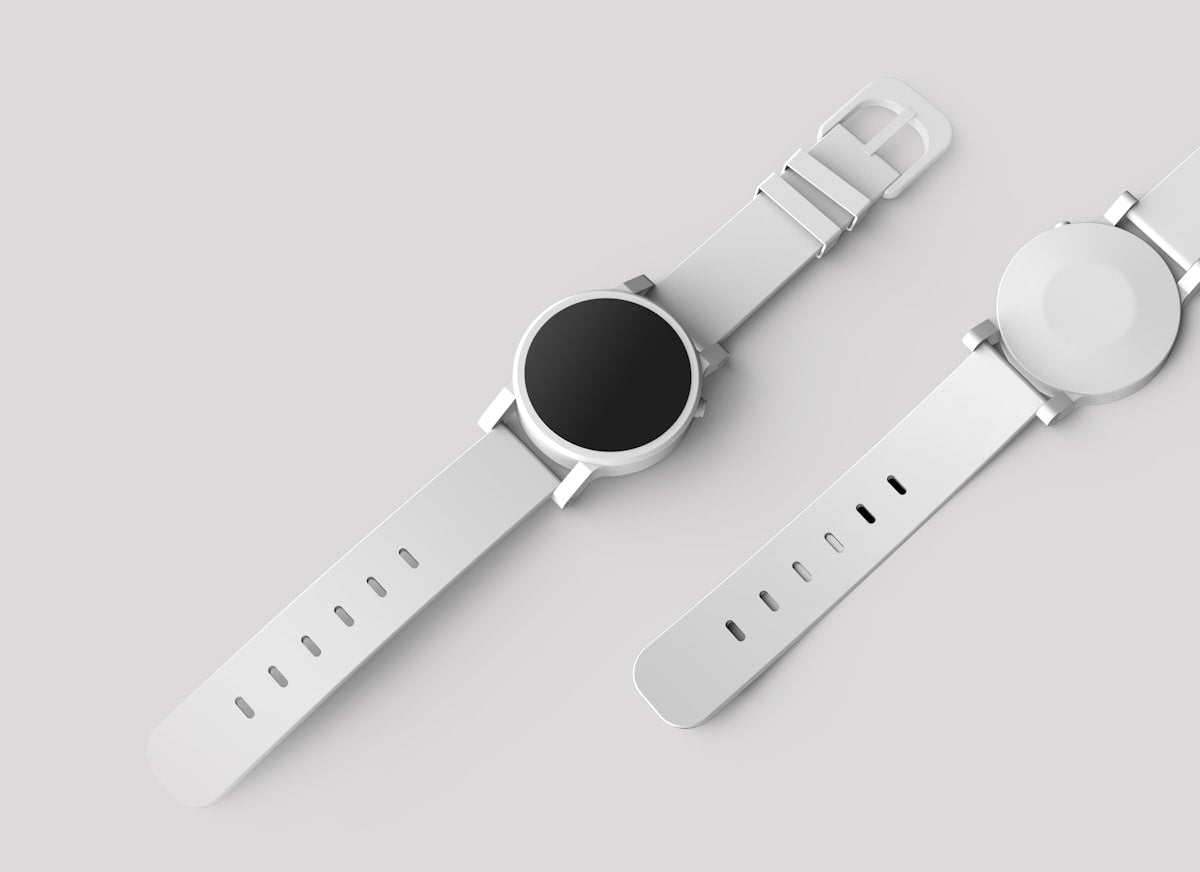 Smartwatch showing health data