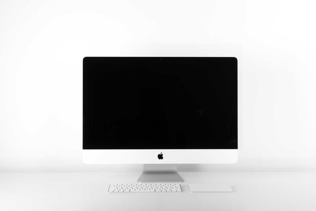 Gaming monitor with colorful display setup